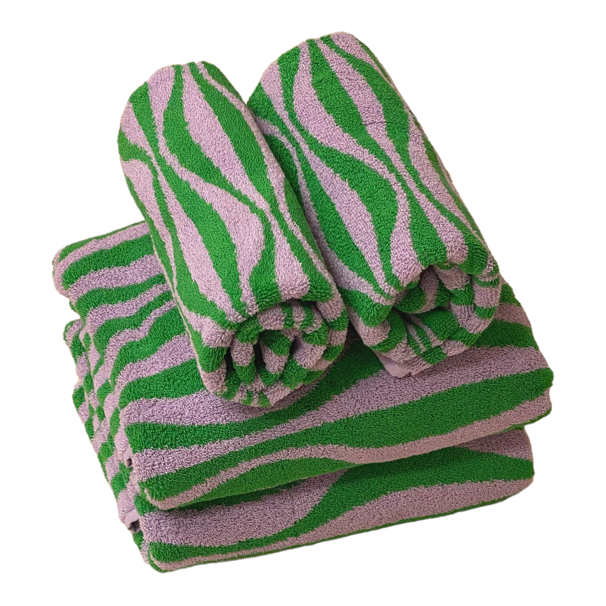 Stripe Multicolor Waffle Dish Towel, Size: 30x30