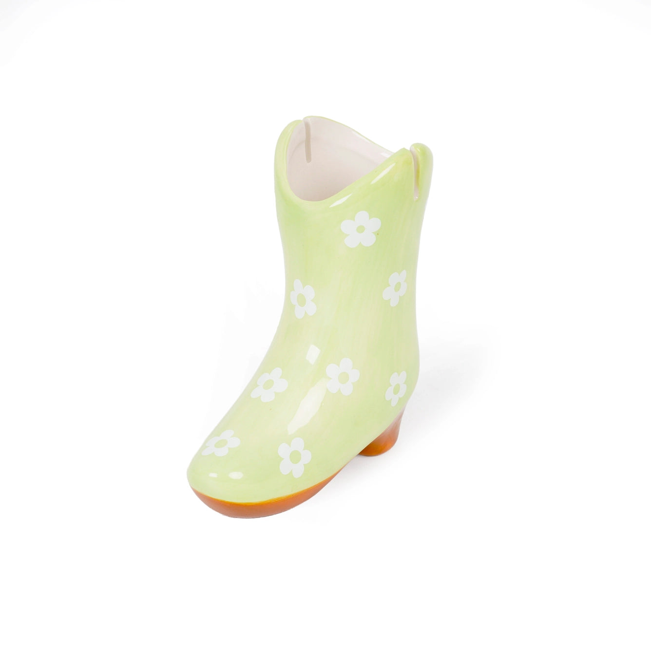 LIME CERAMIC COWBOY BOOT