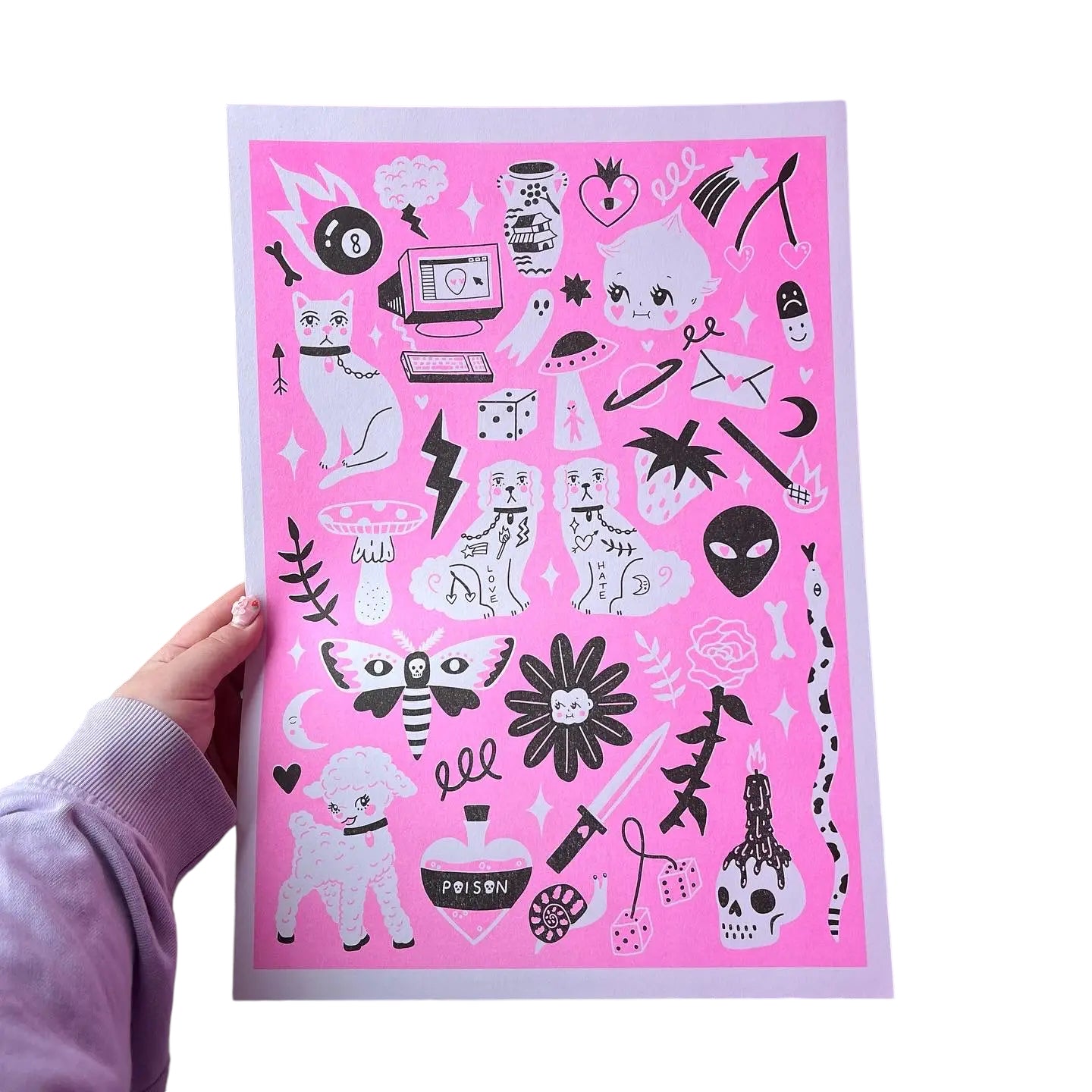 FLASH SHEET A3 RISOGRAPH PRINT