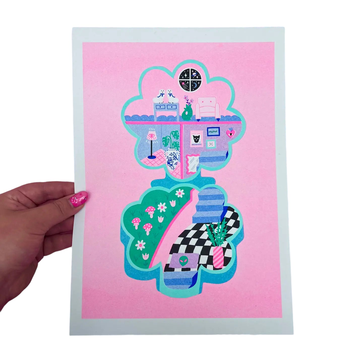 POLLY POCKET A4 RISOGRAPH PRINT