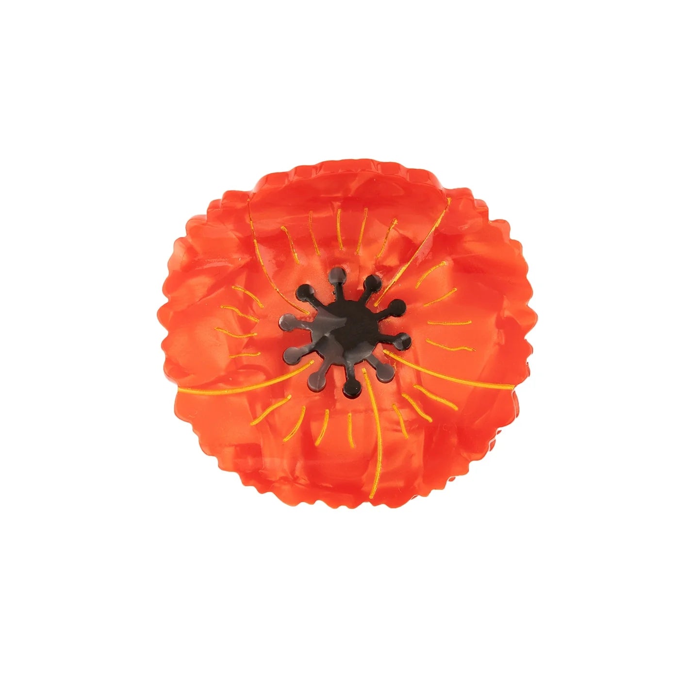 HAIR CLAW POPPY