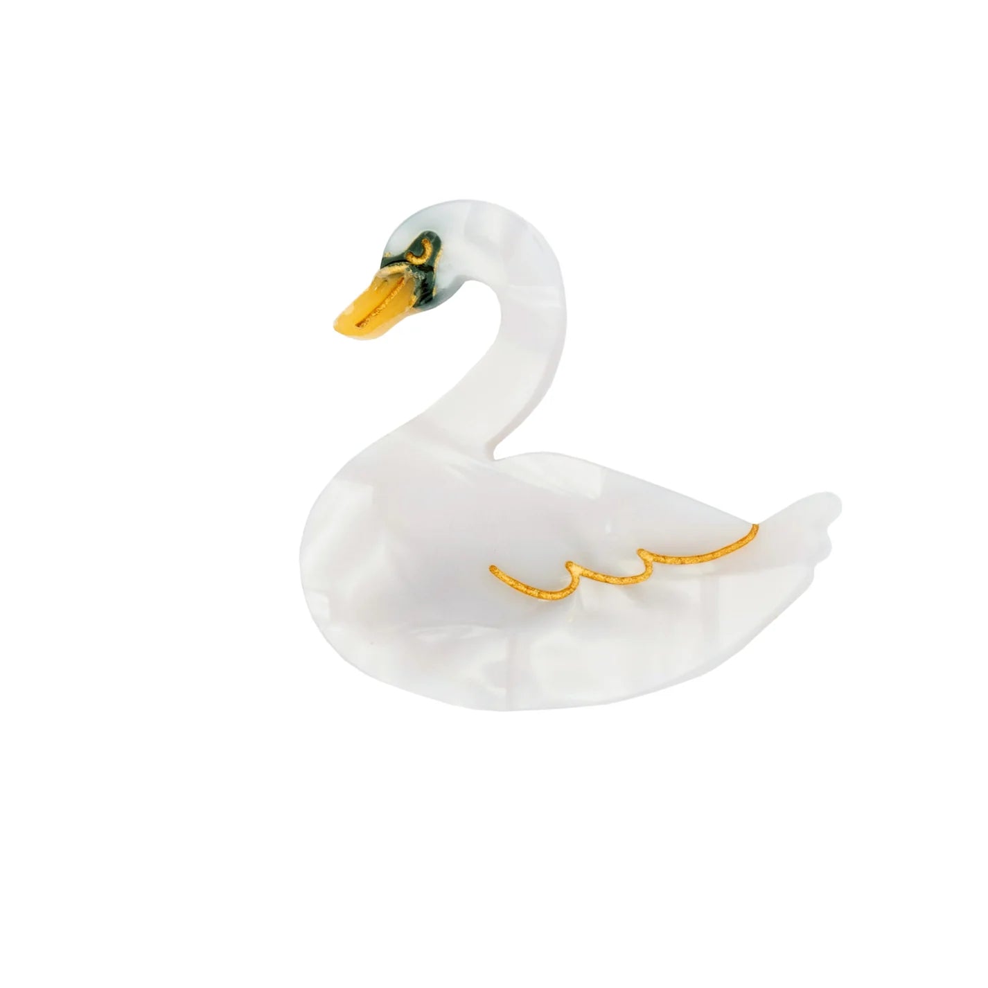 HAIR CLIP SWAN