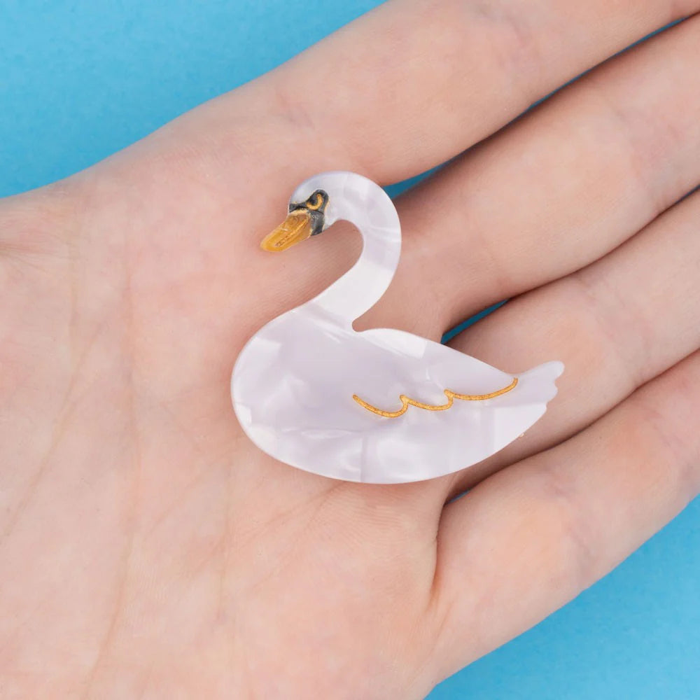 HAIR CLIP SWAN