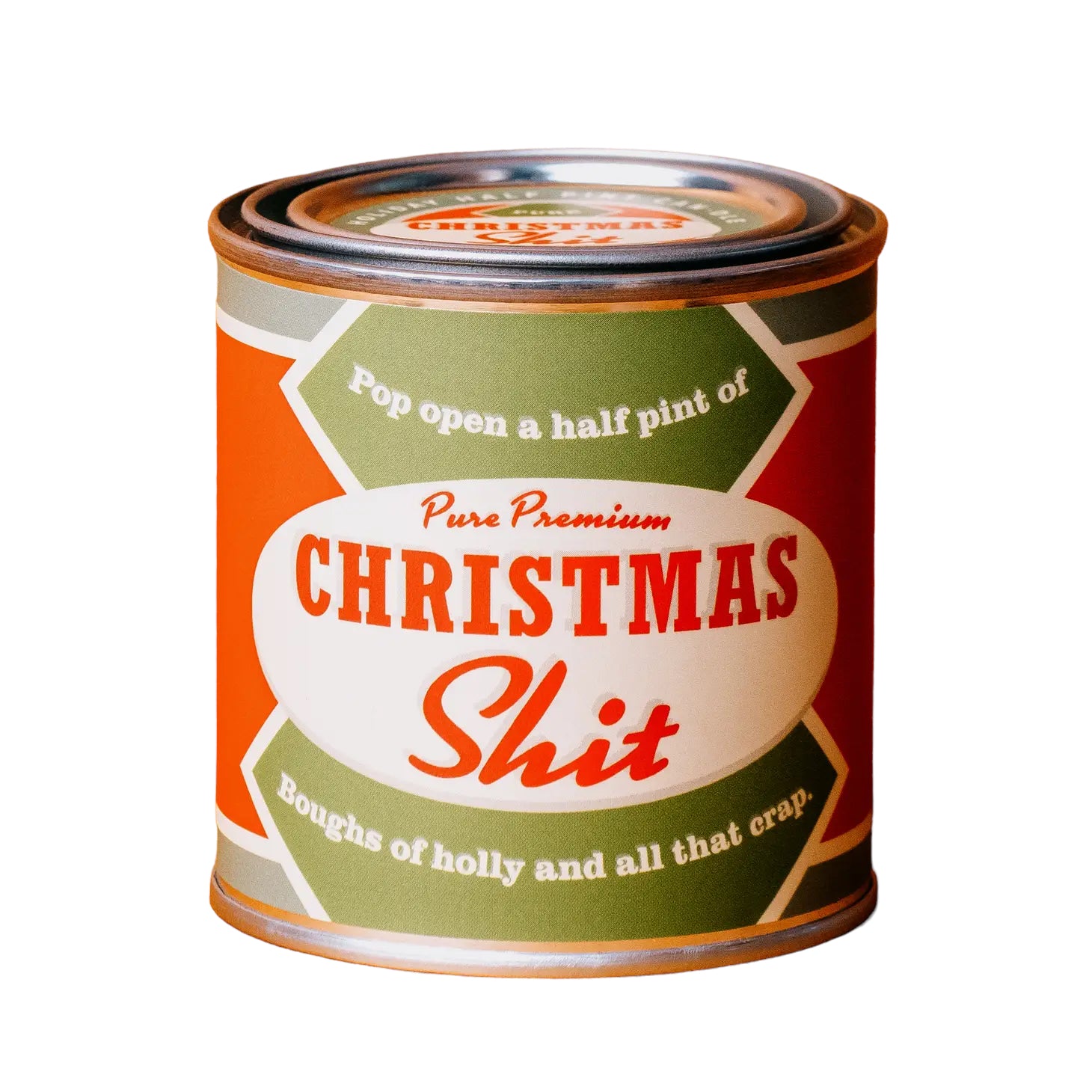 "CHRISTMAS SHIT" HALF-PINT PAINT CAN CANDLE