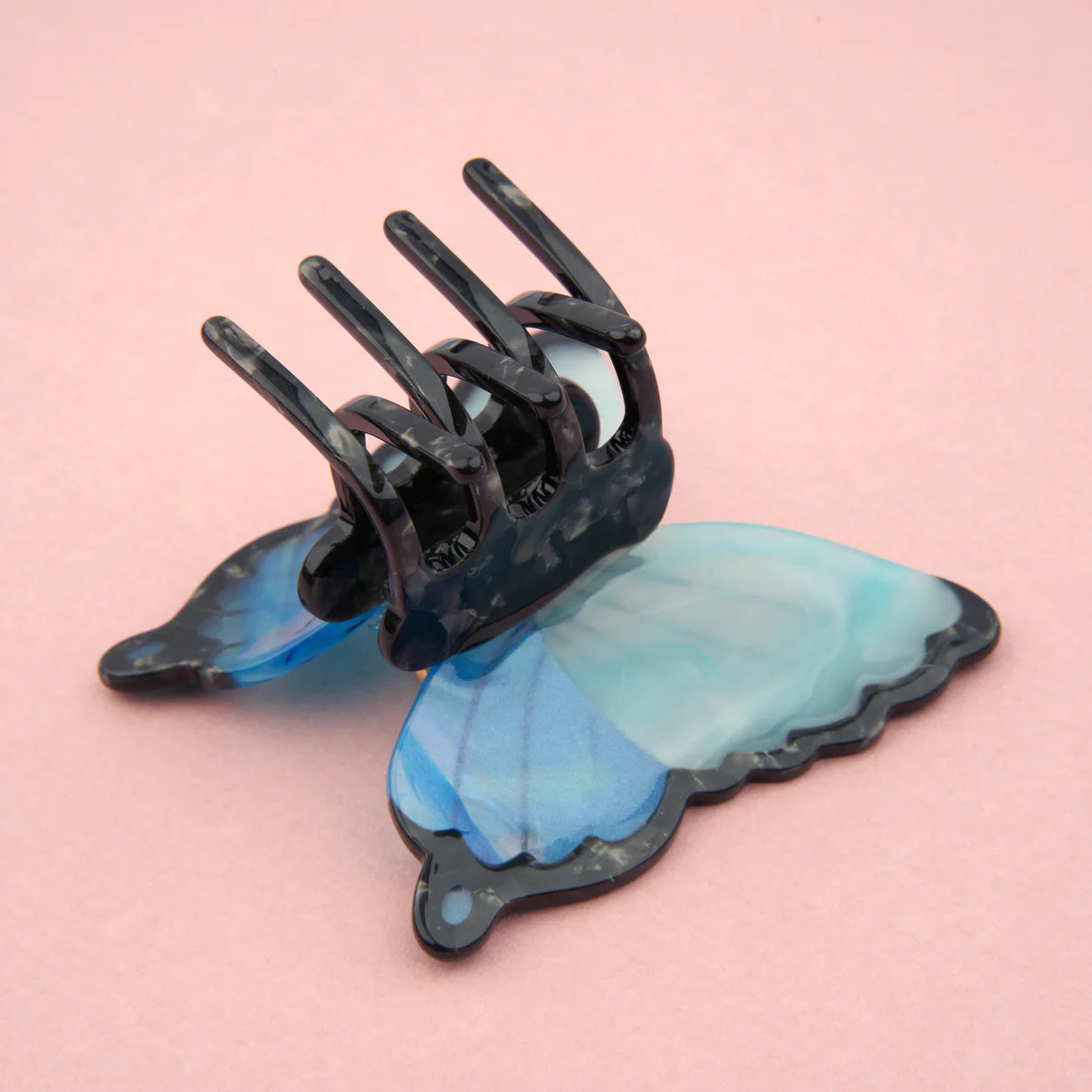 HAIR CLAW BLUE BUTTERFLY