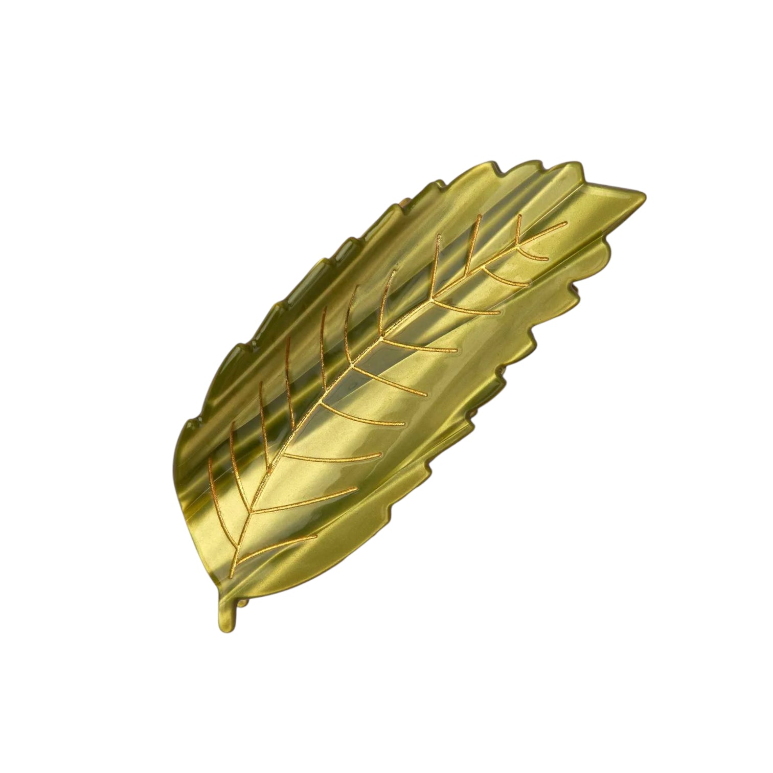 HAIR CLAW CHESNUT LEAF