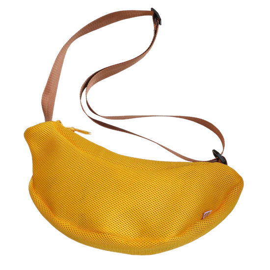 SANDWICH MESH SHOULDER BAG / BANANA