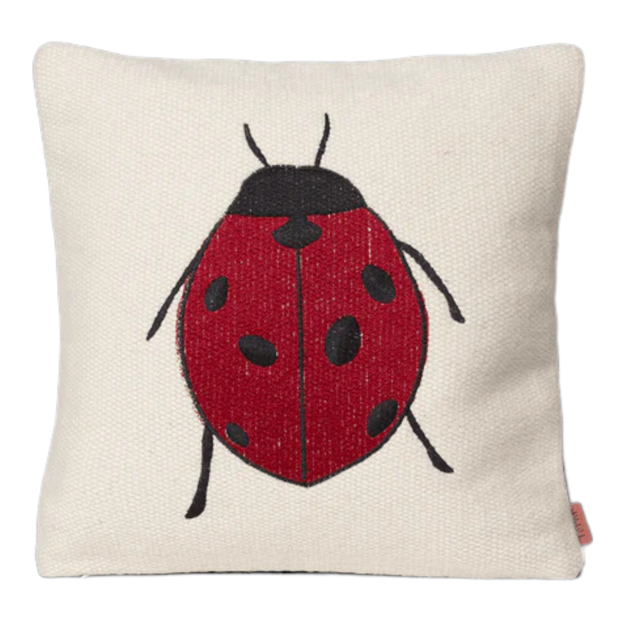 FOREST EMBROIDERED CUSHION LADYBIRD Club Palma 