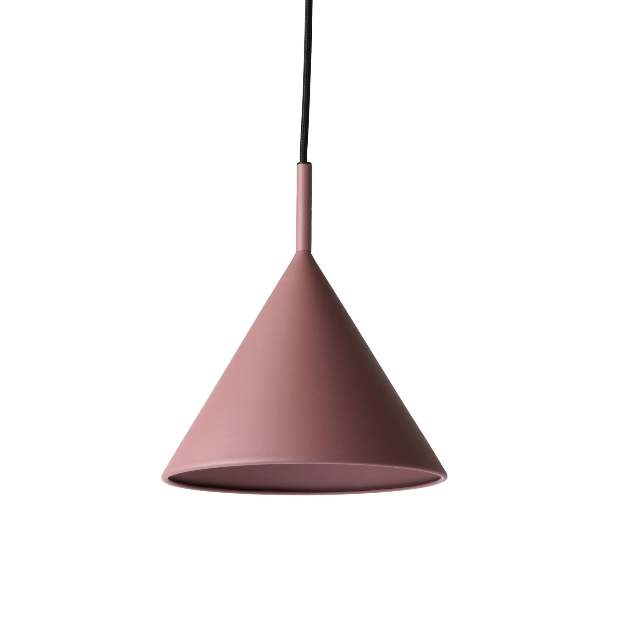 METAL TRIANGLE PENDANT LAMP M MATT PURPLE Club Palma 