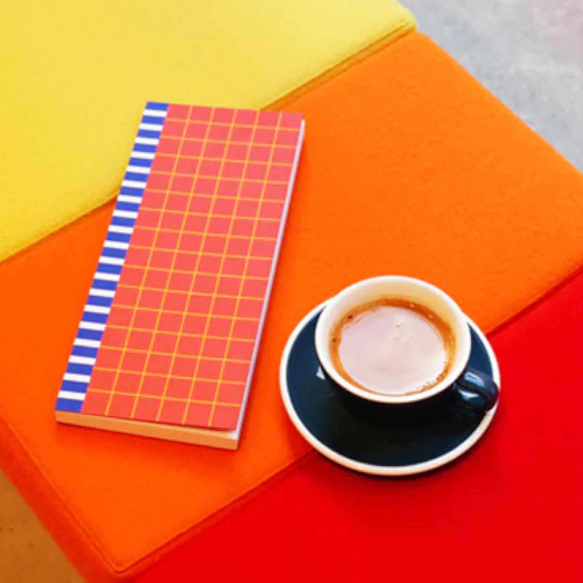 TILES NOTEBOOK (VARIOUS COLORS) Tiles notebook by Hey. In 2014, graphic design and illustration studio Hey launched an online shop. HeyShop is the place where personal creations get shared with the public. Geometrical, colourful, typographical and bold designs and illustrations are brought to posters, tote bags, books and notebooks.Specifications: Colors: Red / Lavander / Green